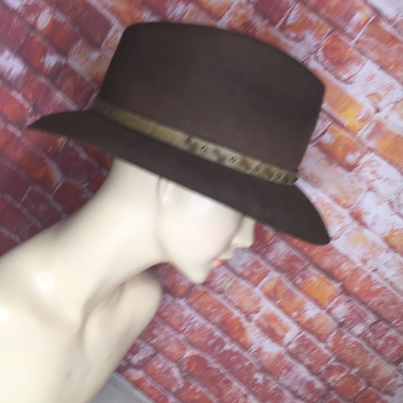 Vintage Stetson Brown Fur Felt Weekender Fedora Hat - Picture 4 of 9